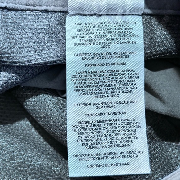 COLUMBIA Sz 8 Long Omni Shade Straight Leg Pockets Hiking Pants in Grey NEW - Picture 11 of 12